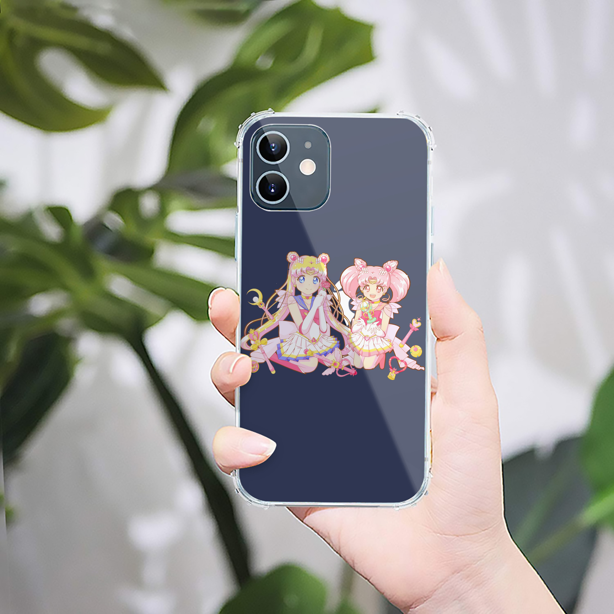 （画像用） 美少女戦士セーラームーン 月野 うさぎ つきの うさぎ Sailor Moon Tsukino Usagi 【iPhone 12シリーズ対応】透明スマホケース（クリアソフトケース）